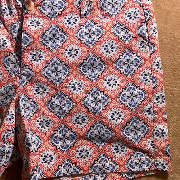 Lee Women 16 Medium Coral Blue Midrise‎ Fit Flat Front Stretch Chino Short (U) - Picture 2 of 7